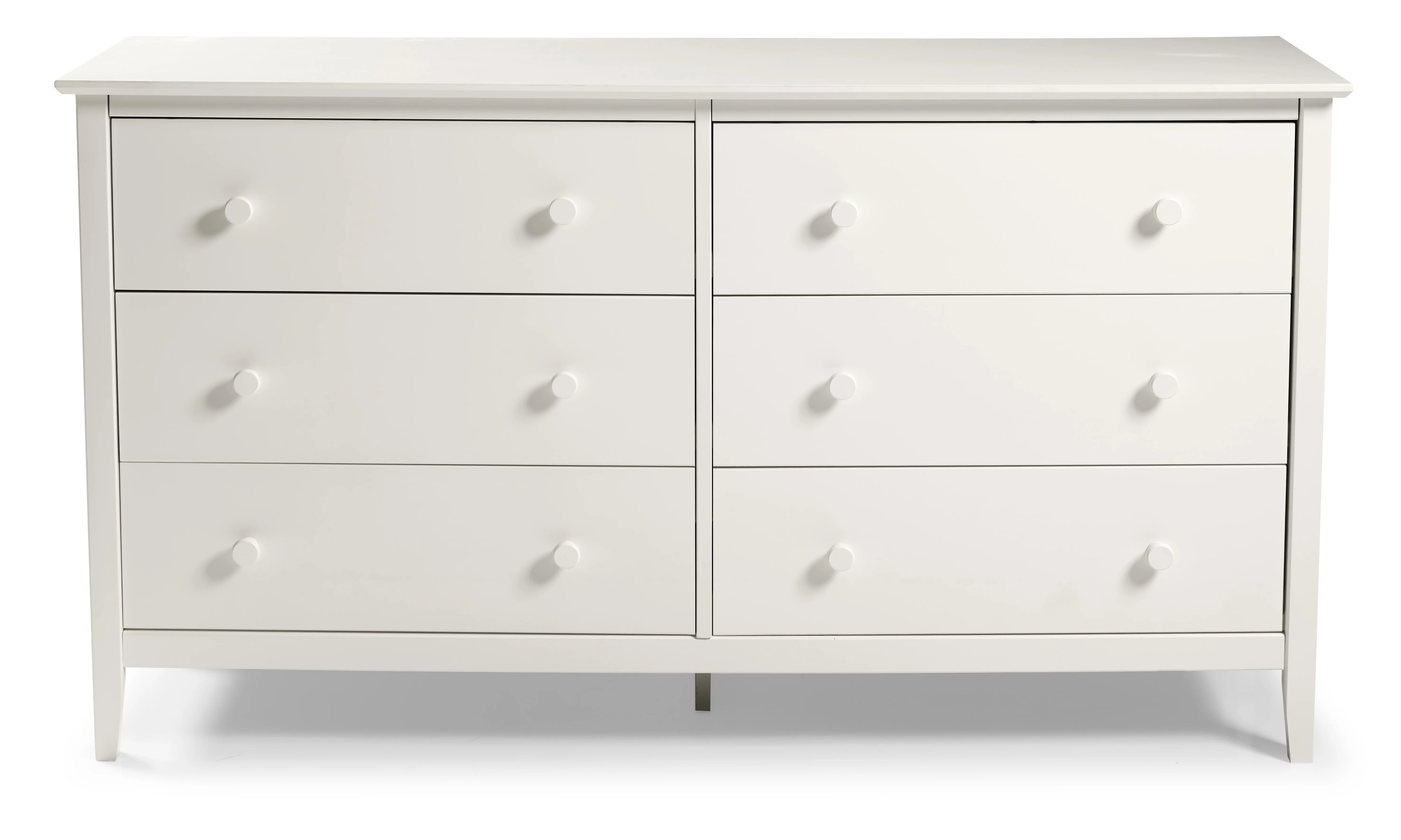 Alaterre Simplicity 6-Drawer Dresser, White