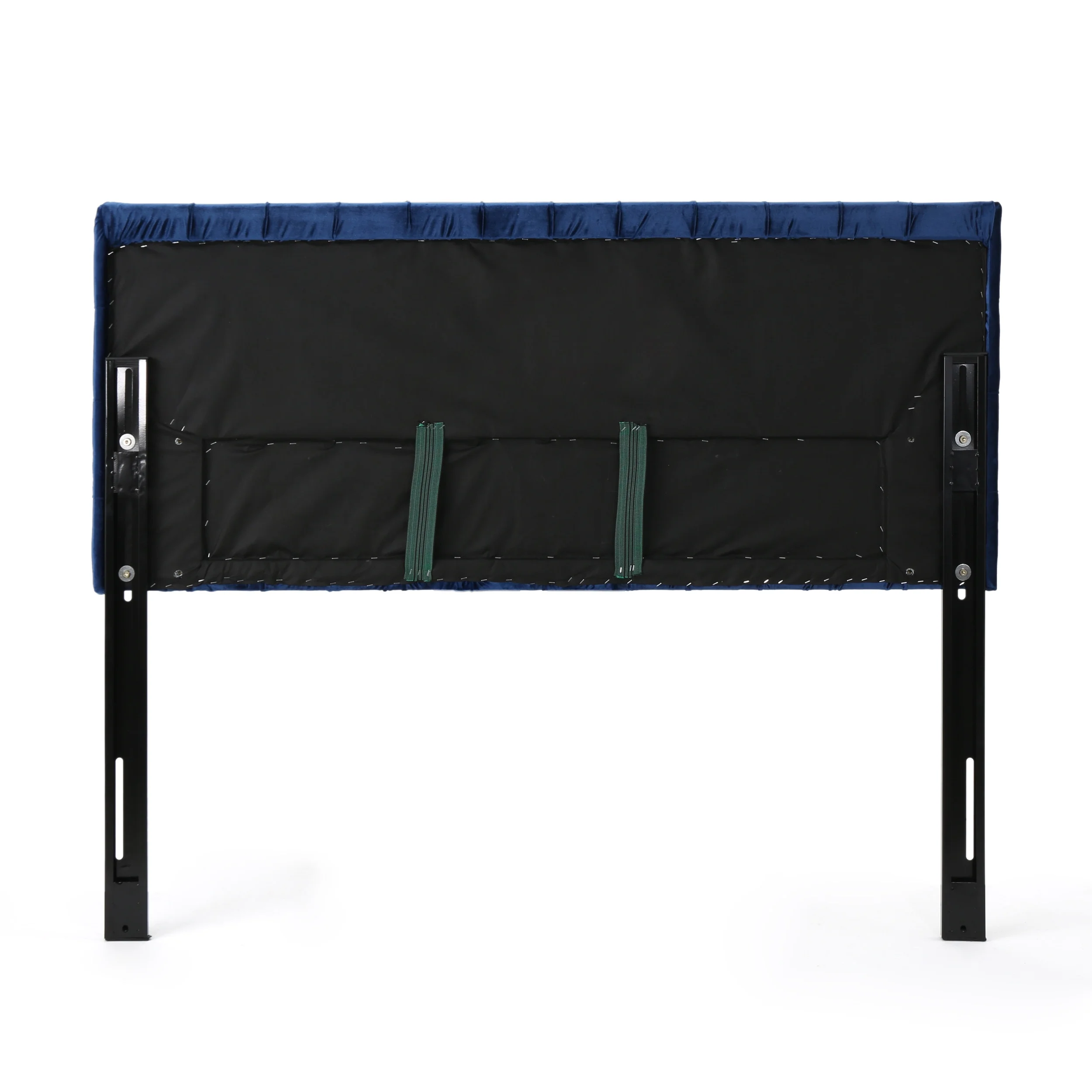 Noble House Ochoa Velvet Queen/ Full Headboard,Navy Blue