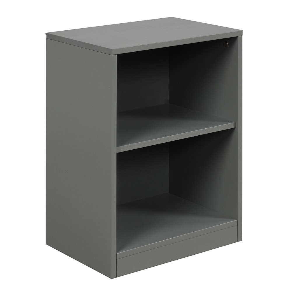 Twin over Full Exquisite Design Loft Bed with Cabinet Grey