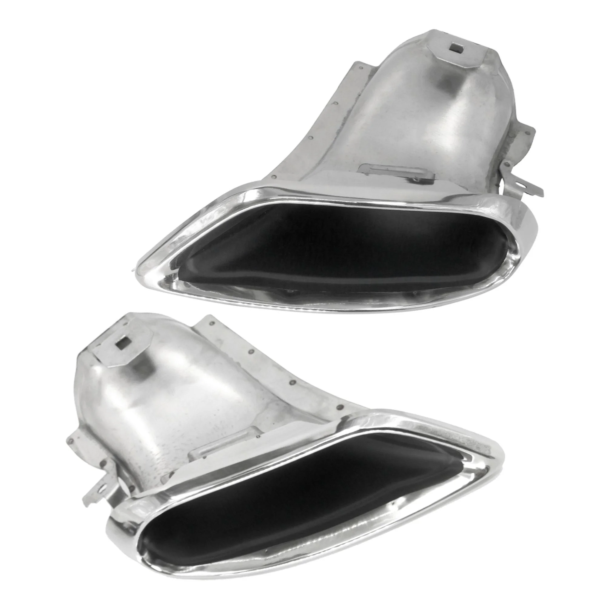 Rear Left & Right cylinder exhaust pipe Cover Trim For 2013-2016 Ford Fusion