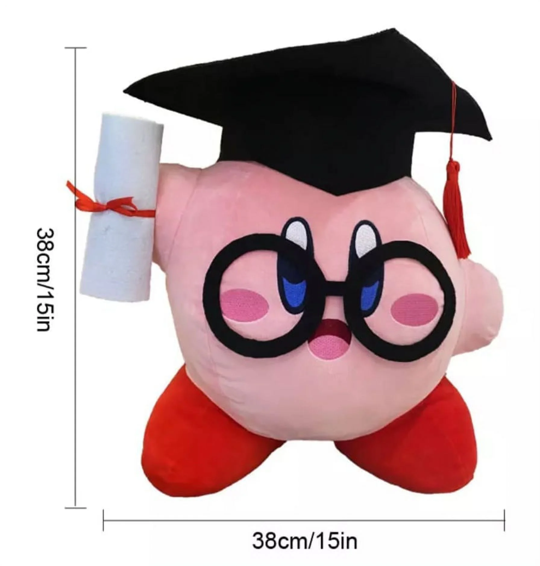 Kirby Graduation Plush, graduation gifts 2022, 15 inch