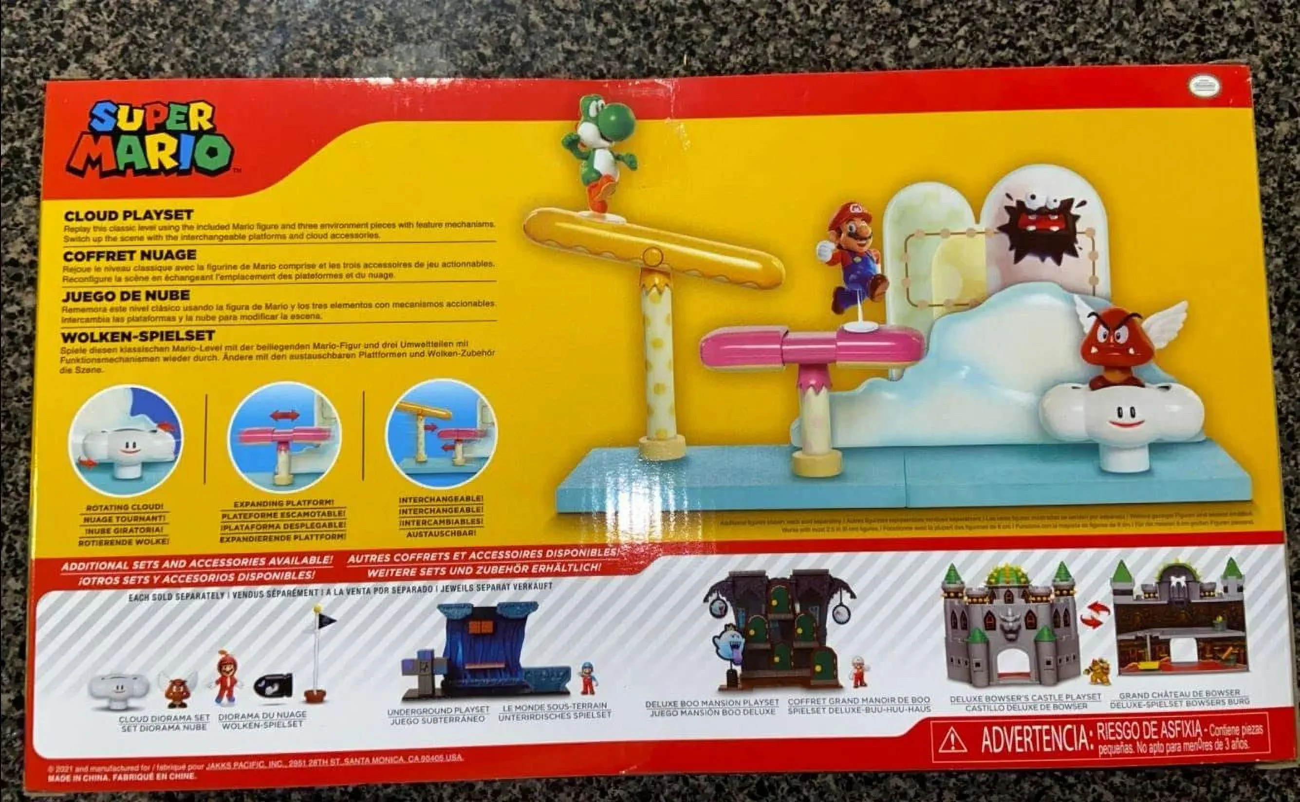 Nintendo Super Mario Deluxe Cloud Playset EXCLUSIVE
