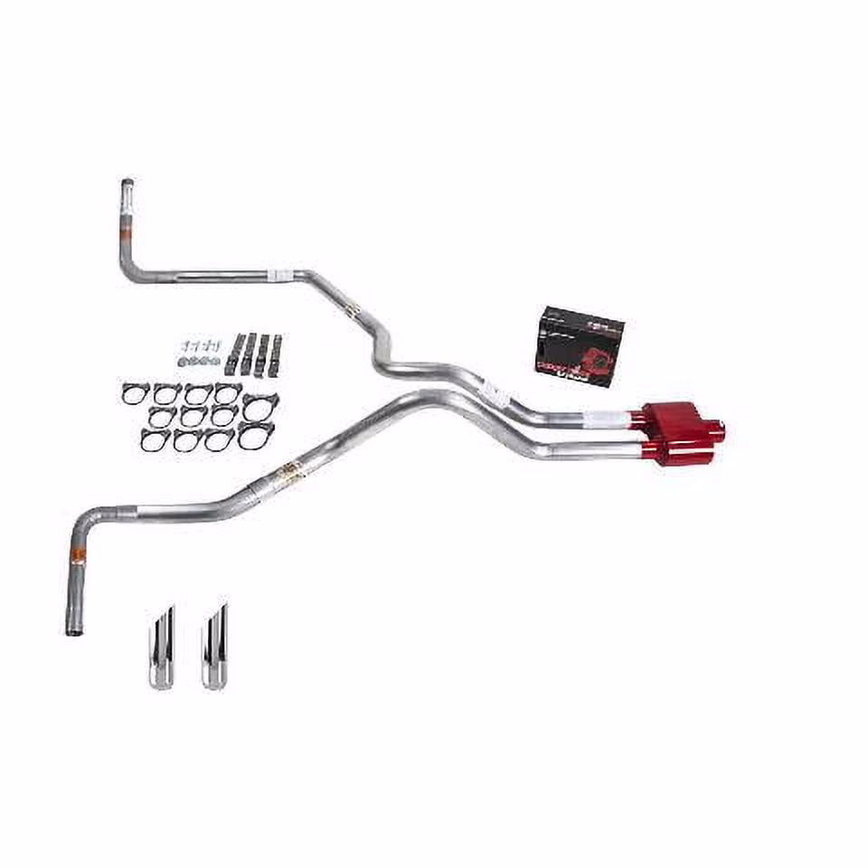 Titan 04-05 dual exhaust 2.5 MA pipe Cherry Bomb Extreme SW Tip Side Exit