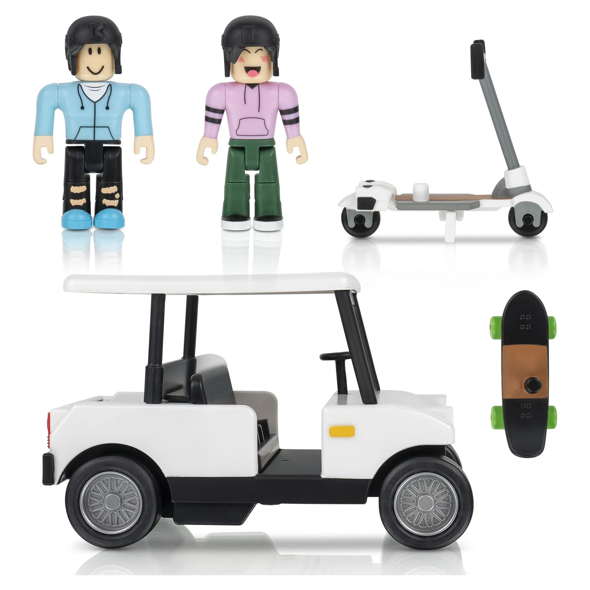 Roblox Celebrity Collection - Brookhaven: Golf Cart Deluxe Vehicle [Includes Exclusive Virtual Item]