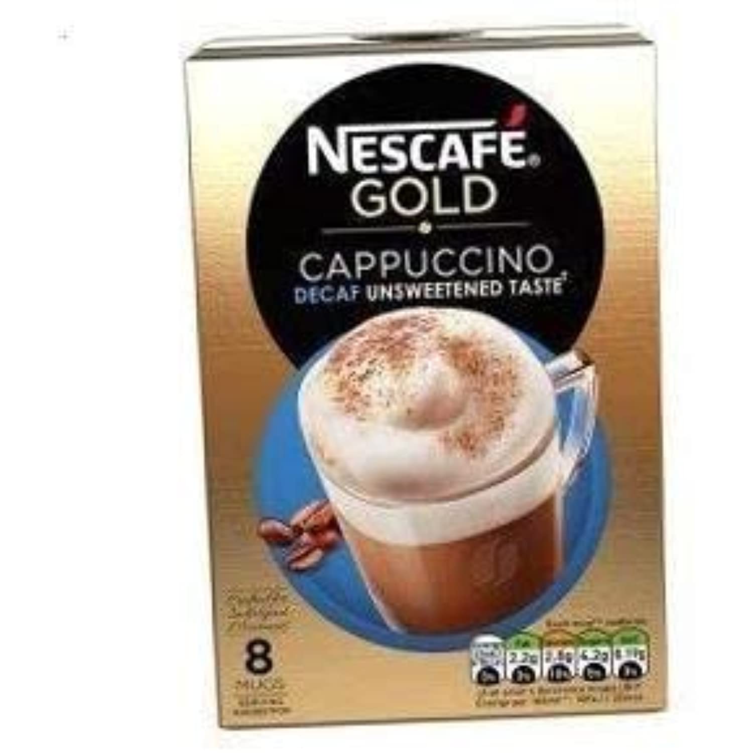 Nescafe Cappuccino Unsweetened and Decaffenated 2 Boxes