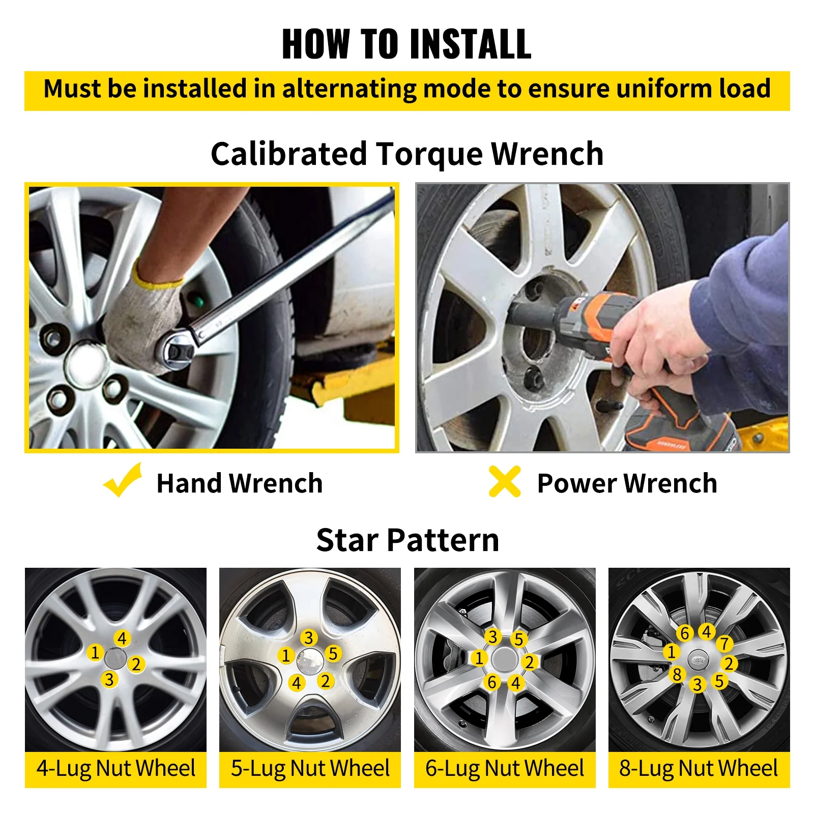 BENTISM 32 PCS Chrome Spike Lug Nuts 14x1.5 Chevy Silverado Tahoe 4.4