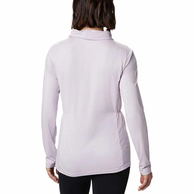 Columbia Ladies' Omni-Wick Active Top Pullover Shirt, Pale Lilac Medium