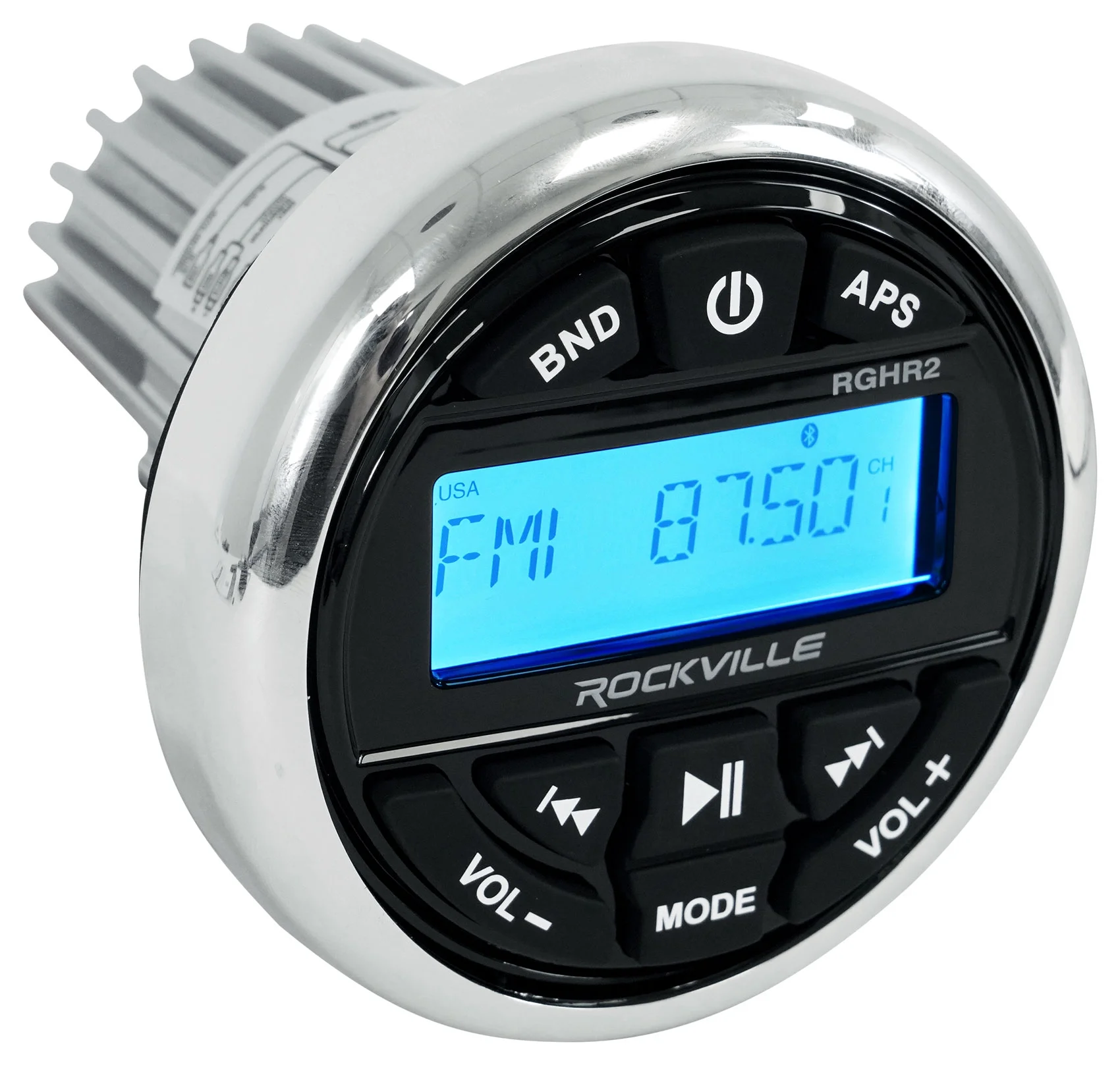 Rockville Marine Bluetooth Receiver+4) 6.5