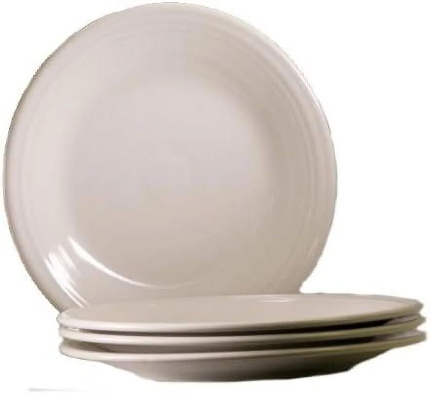 Fiesta 10-1/2-Inch Dinner Plate, White, Set Of 4