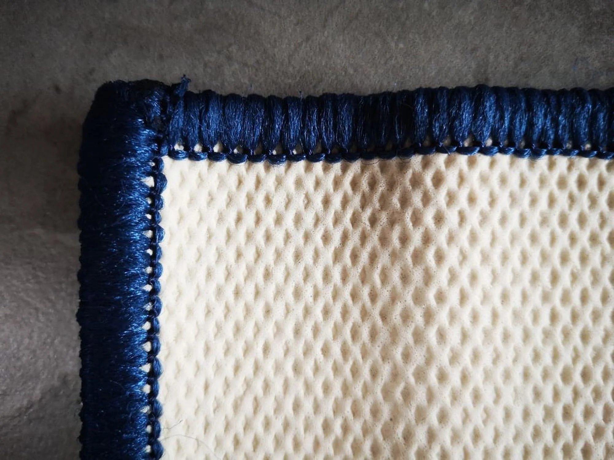 Deerlux Transitional Living Room Area Rug with Nonslip Backing, Blue Medallion Pattern, 9 x12 ft Extra Large