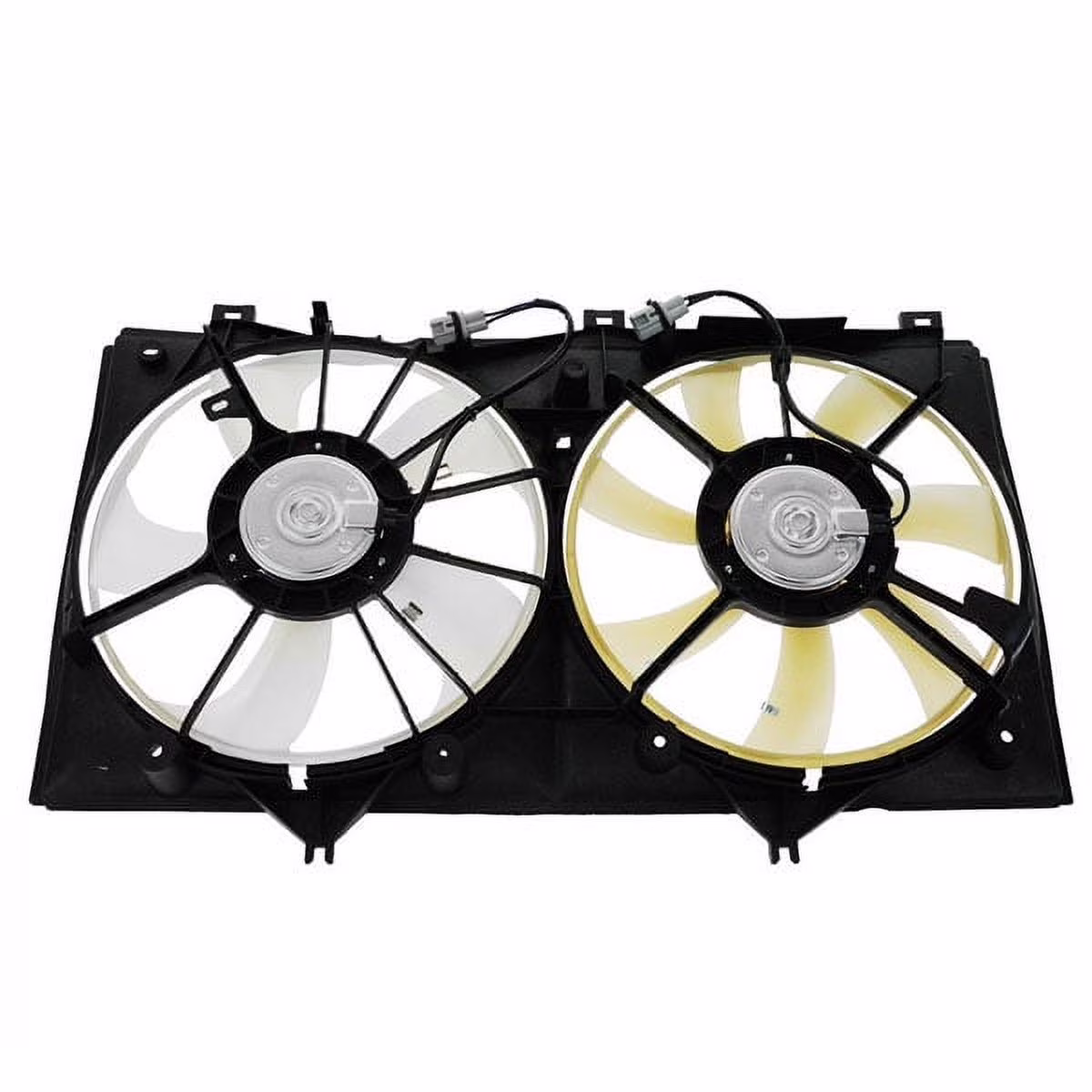 For 07-11 Camry Hybrid Dual Radiator A/C Condenser Cooling Fan Motor Assy Shroud