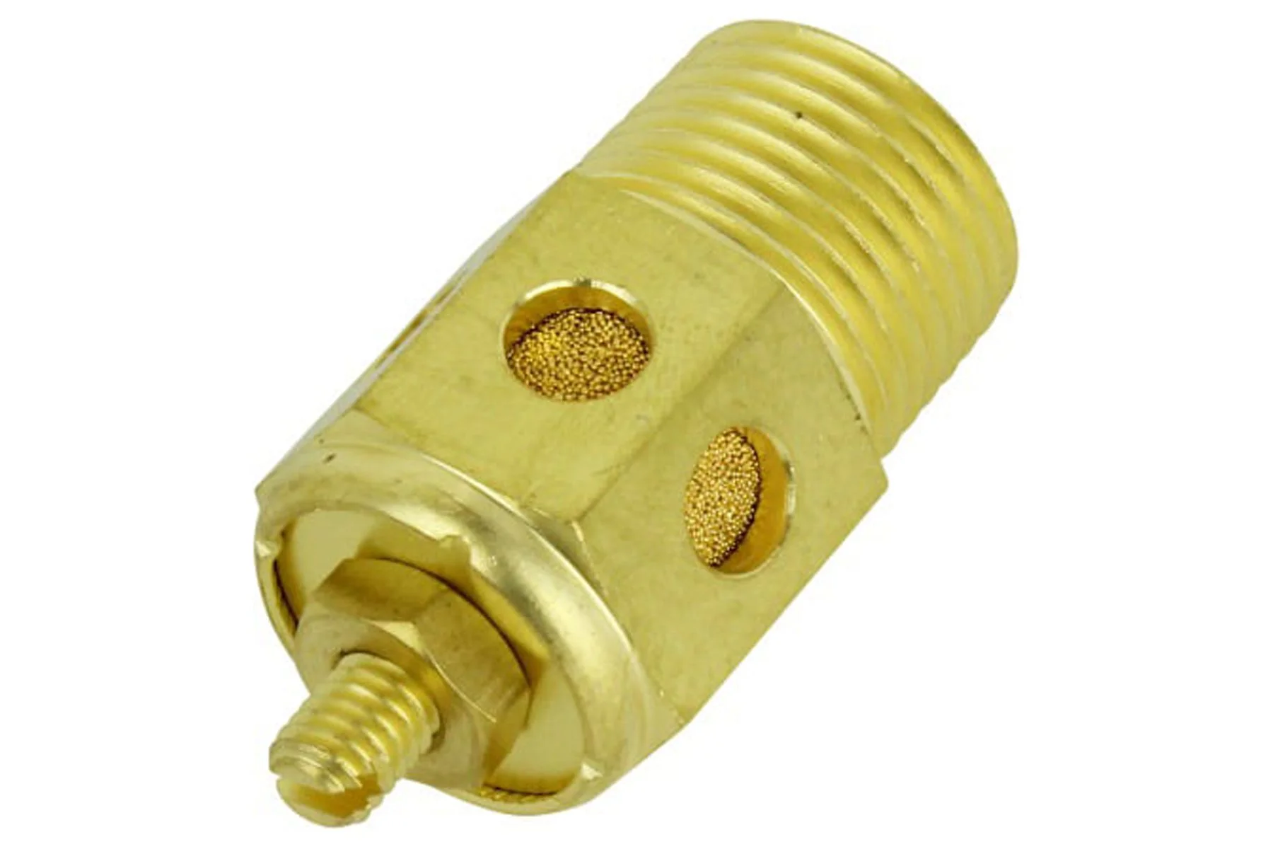 Milton Speed Control Exhaust Muffler, 1/2” MNPT -Silencer/Diffuse Air & Noise Reducer - Box of 10