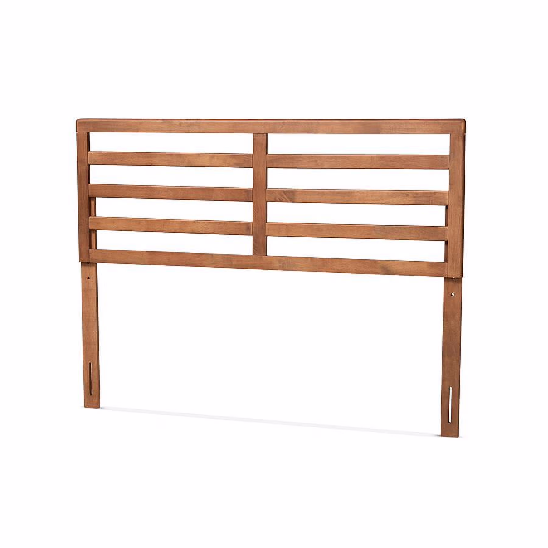 Baxton Studio Akemi Modern and Contemporary Ash Walnut Finished Wood Queen Size Headboard