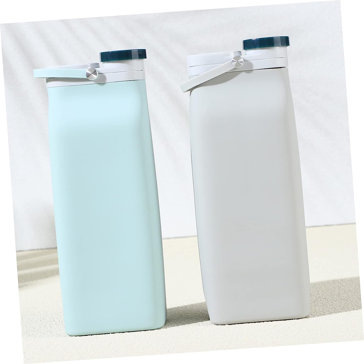 2 Pcs Water Cup Water Bottle Purse Sports Water Bottles Collapsible Water Bottle Reusable Water Bottle Camping Water Bottle Hiking Water Bottles Water Kettle Travel Water Bottle