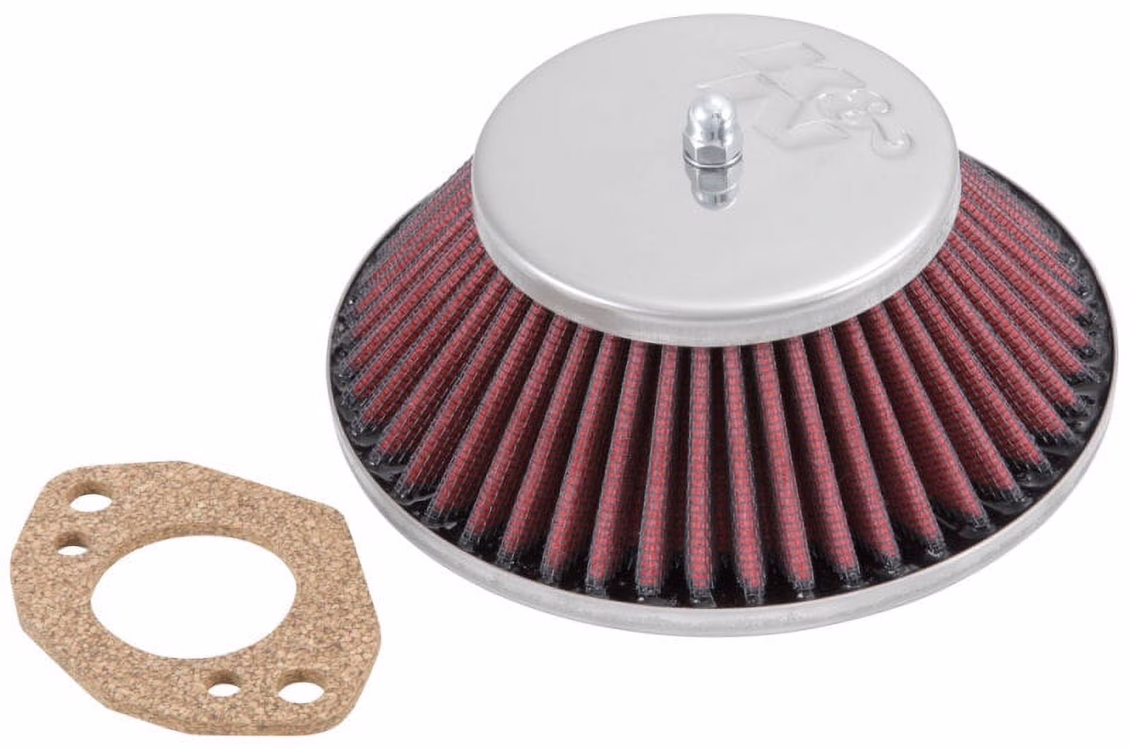 K&N Custom Racing Assembly - Round Tapered - Red 1.375in Neck Flange - 2.25in Over Height