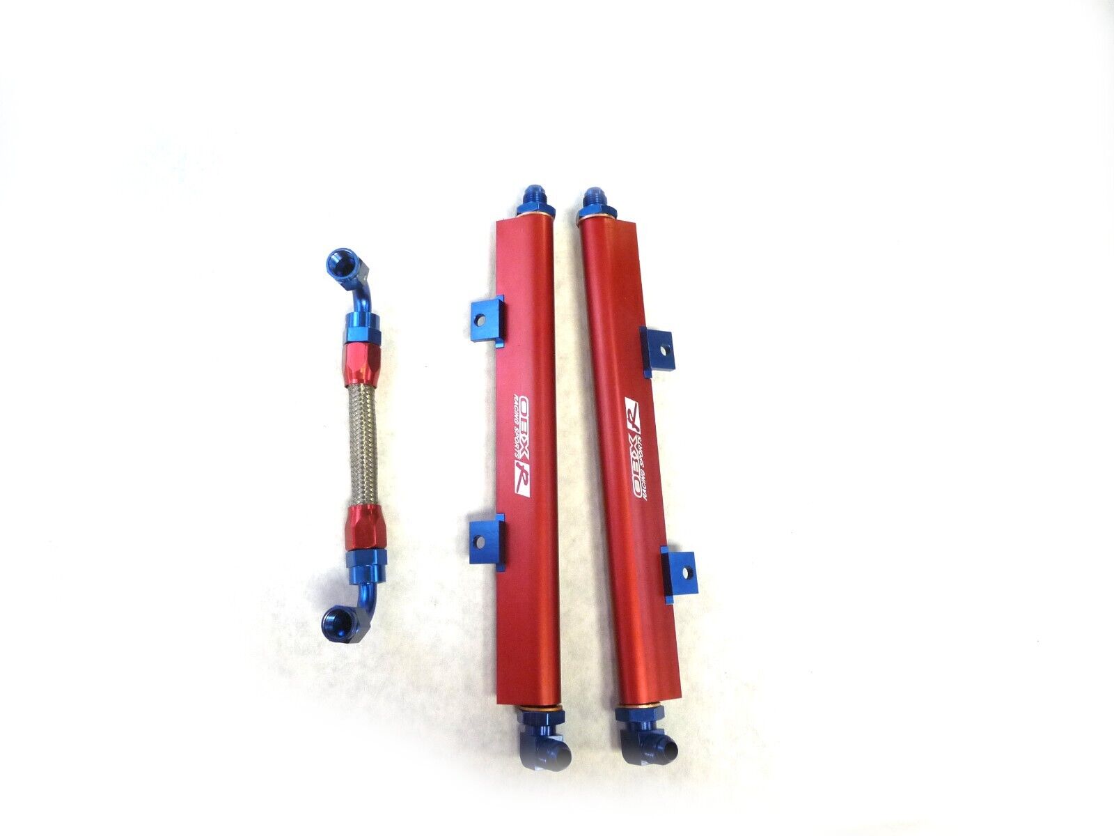 OBX Red Fuel Rail For 99-03 Acura TL, 98-02 Honda Accord, 97-99 Acura CL 3.0L