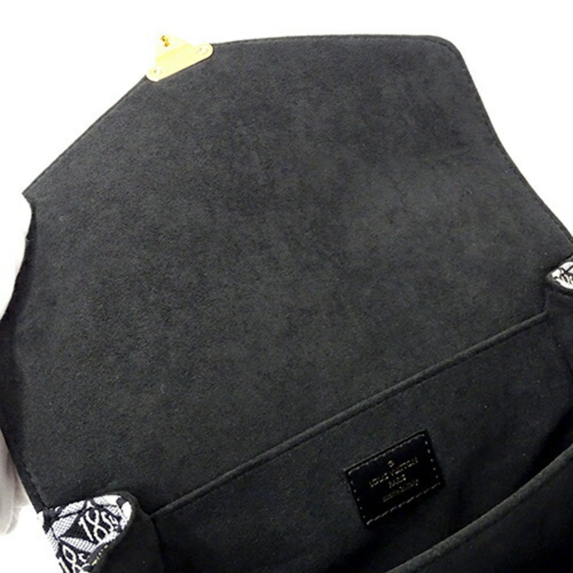 Pre-Owned Louis Vuitton LOUIS VUITTON Bag Monogram Jacquard SINCE 1854 Ladies Handbag Shoulder Pochette Metis MM Gray M57272 2020 Collection (Good)