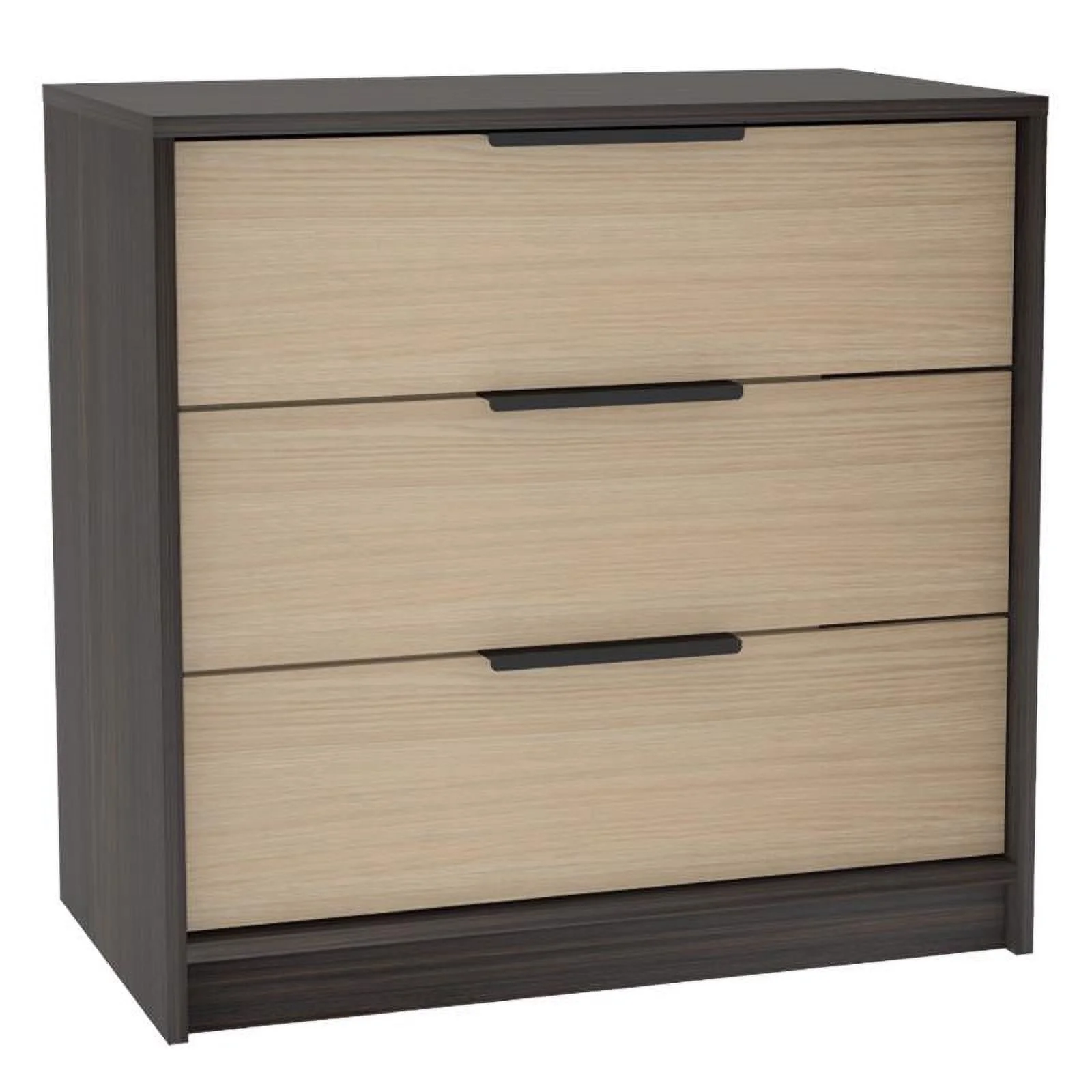 Home Square 2-Piece Set with Engineered Wood Nightstand and 3 Drawers Dresser