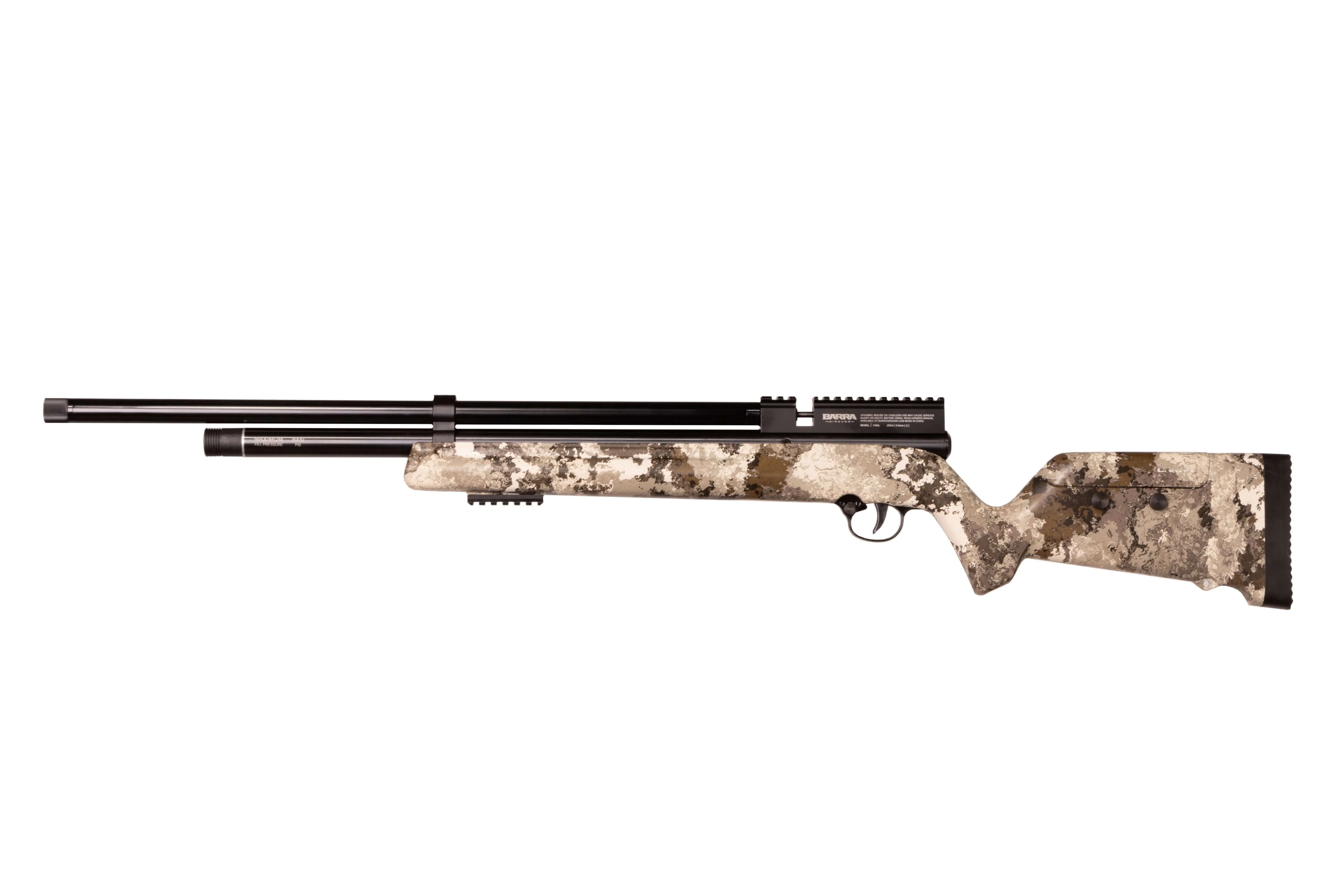 Barra Airguns 1100z .177 Pre-charged Pneumatic Pellet Air Rifle, Veil Camo