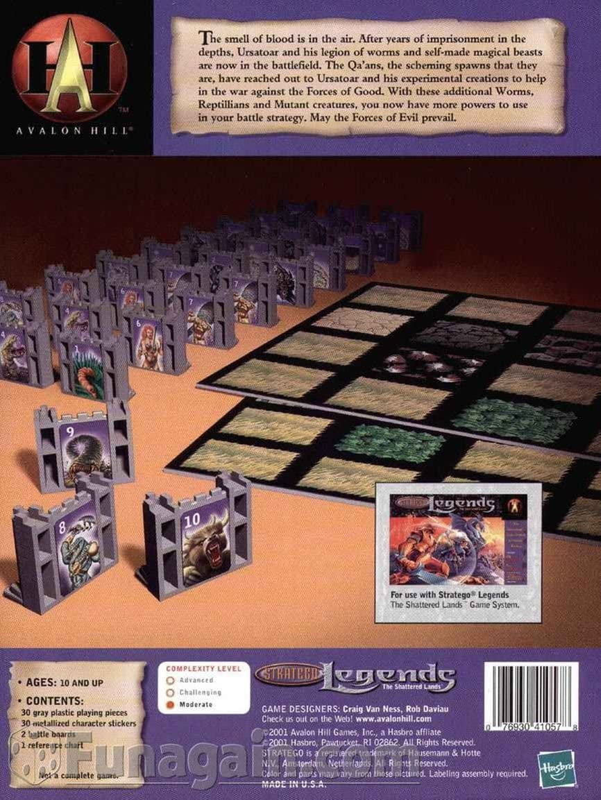 Qa'ans Resurgence Pre-constructed Expansion Army for use with Stratego Legends Game System