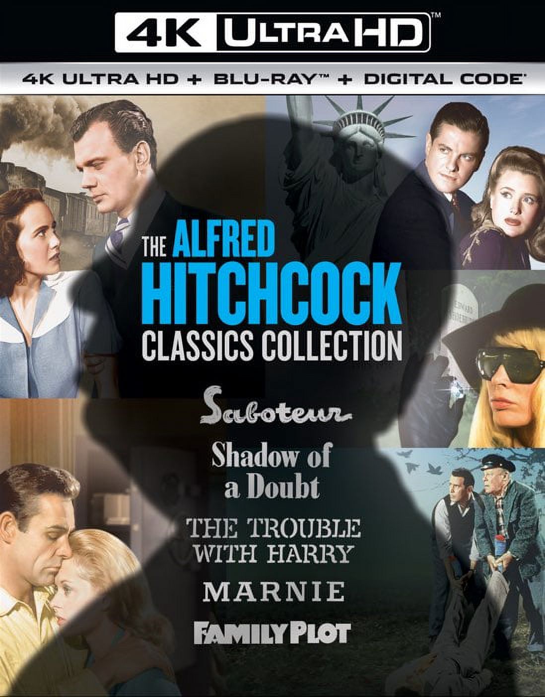 The Alfred Hitchcock Classics Collection (4K Ultra HD + Blu-ray + Digital Copy)