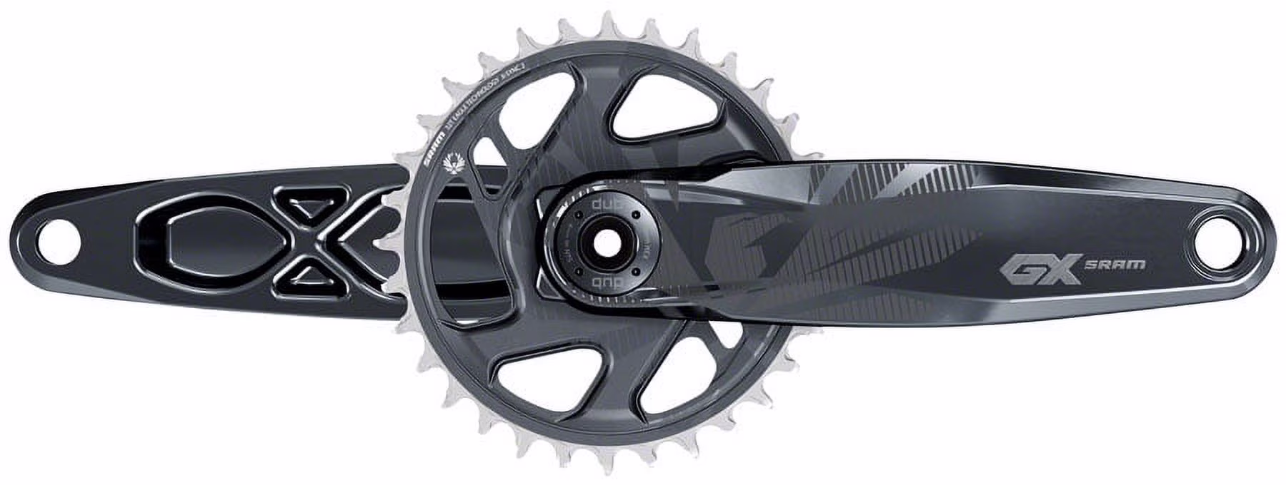 SRAM GX Eagle Fat Bike Crankset 165mm 12-Speed 30t DUB Spindle Interface