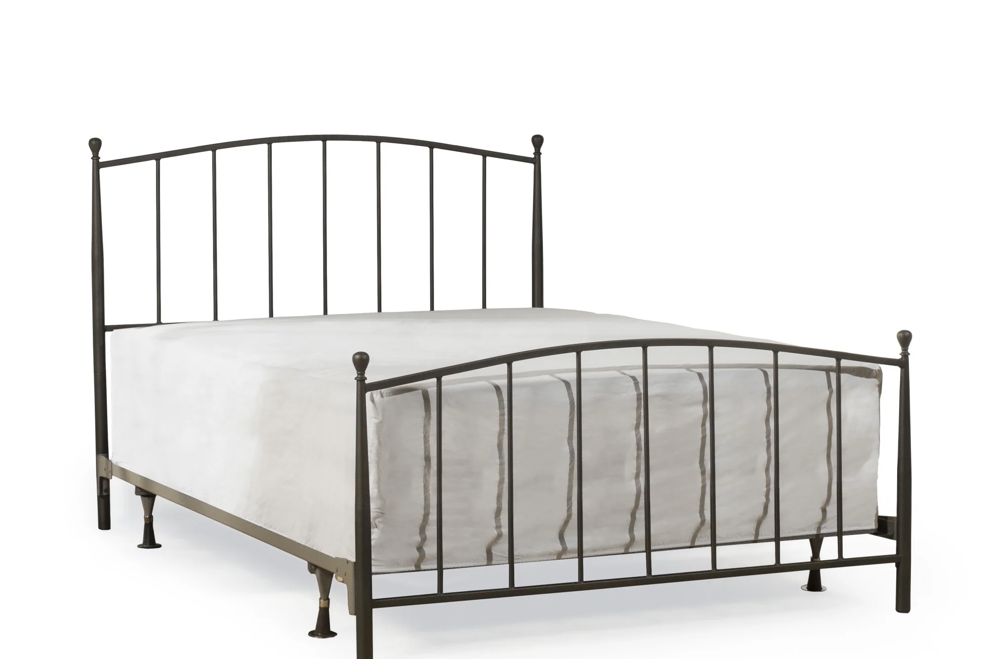 Hillsdale Furniture Warwick Gray Bronze Metal Queen Bed