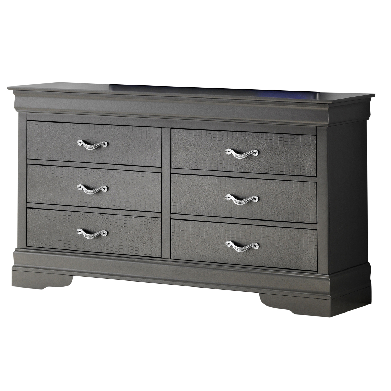 LYKE Home Dresser , Metalic Black