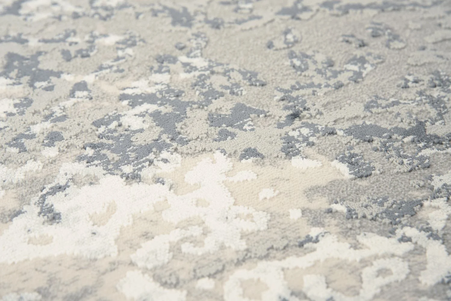 Rizzy Rugs Chelsea Area Rug CHS112 Ceam/Gray Curls Curves 18