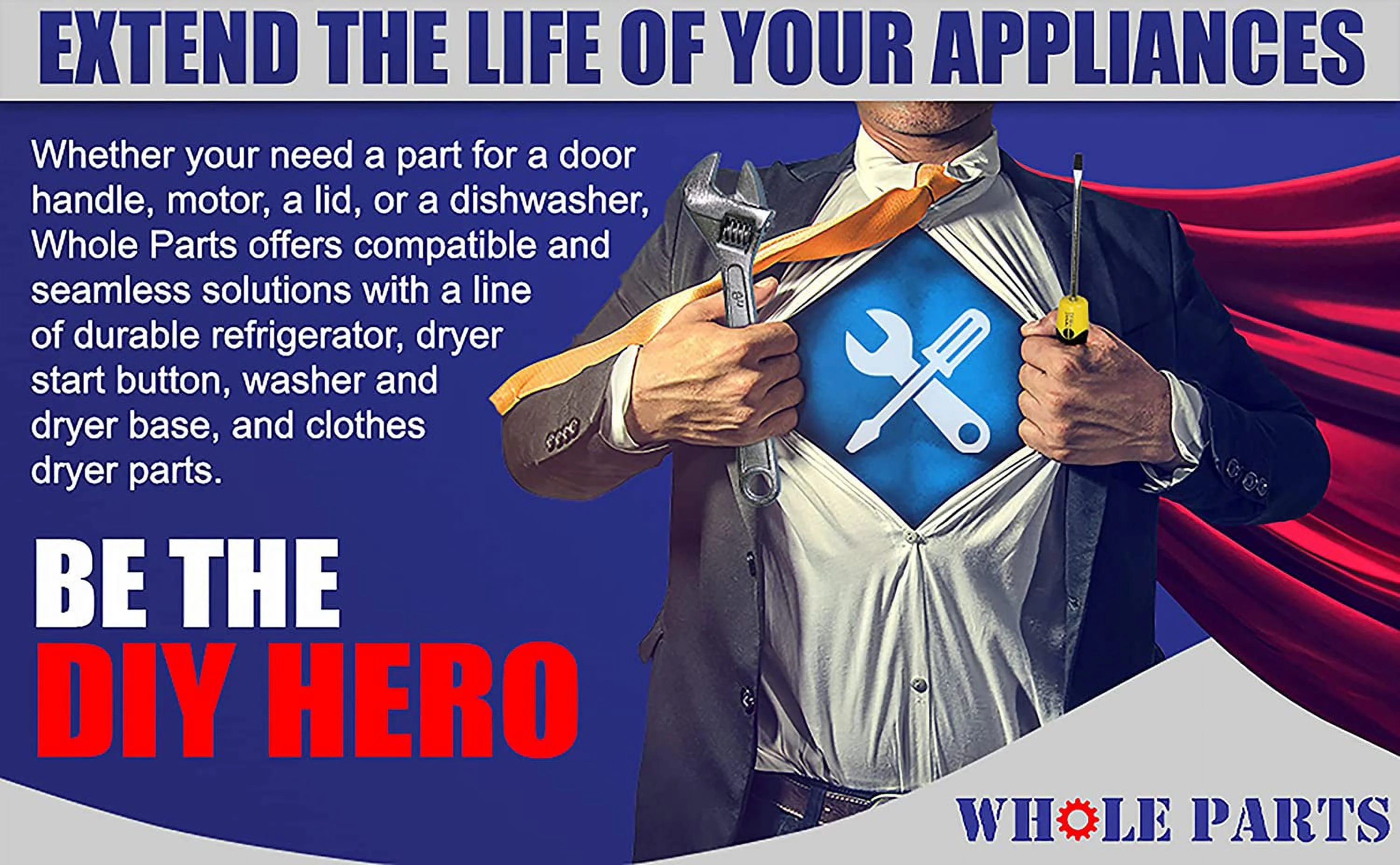 Whole Parts Dishwasher Lower Spray Arm Part # 5304506660 - Replacement and Compatible With Some Frigidaire Dishwashers