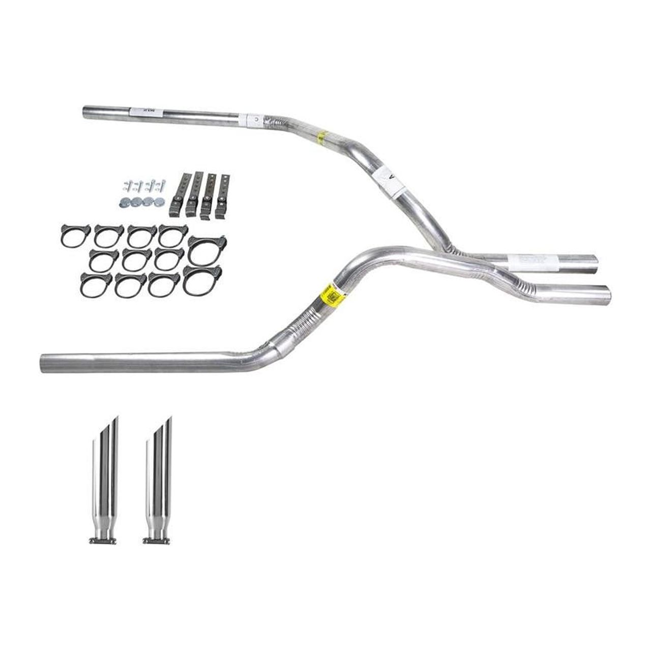 F150 95-97 dual exhaust 2.5 pipe No Muffler  SC Tip