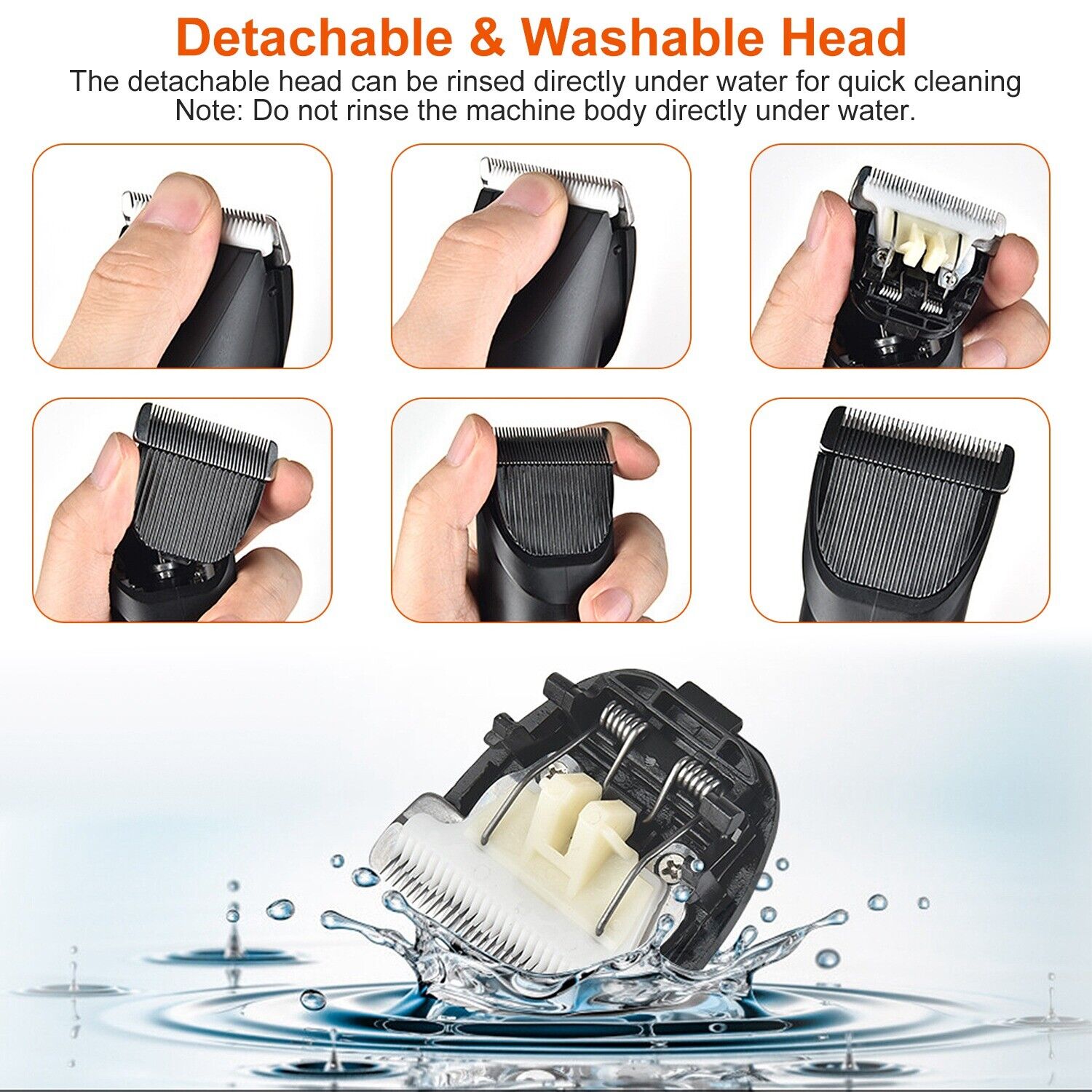 Professional Groomer Pet Grooming Kit Dog Cat Trimmer Hair Clippers Shaver Quiet