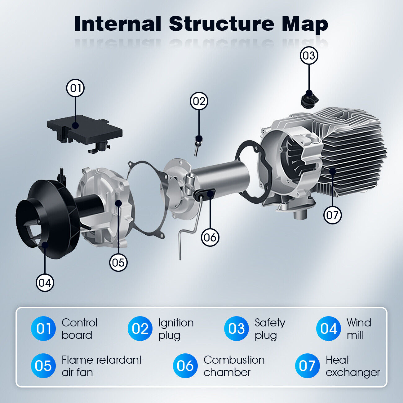 2Pcs 8KW 12V Air Diesel Heater w/ LCD Switch Car Boat Truck Quiet Parking Heater