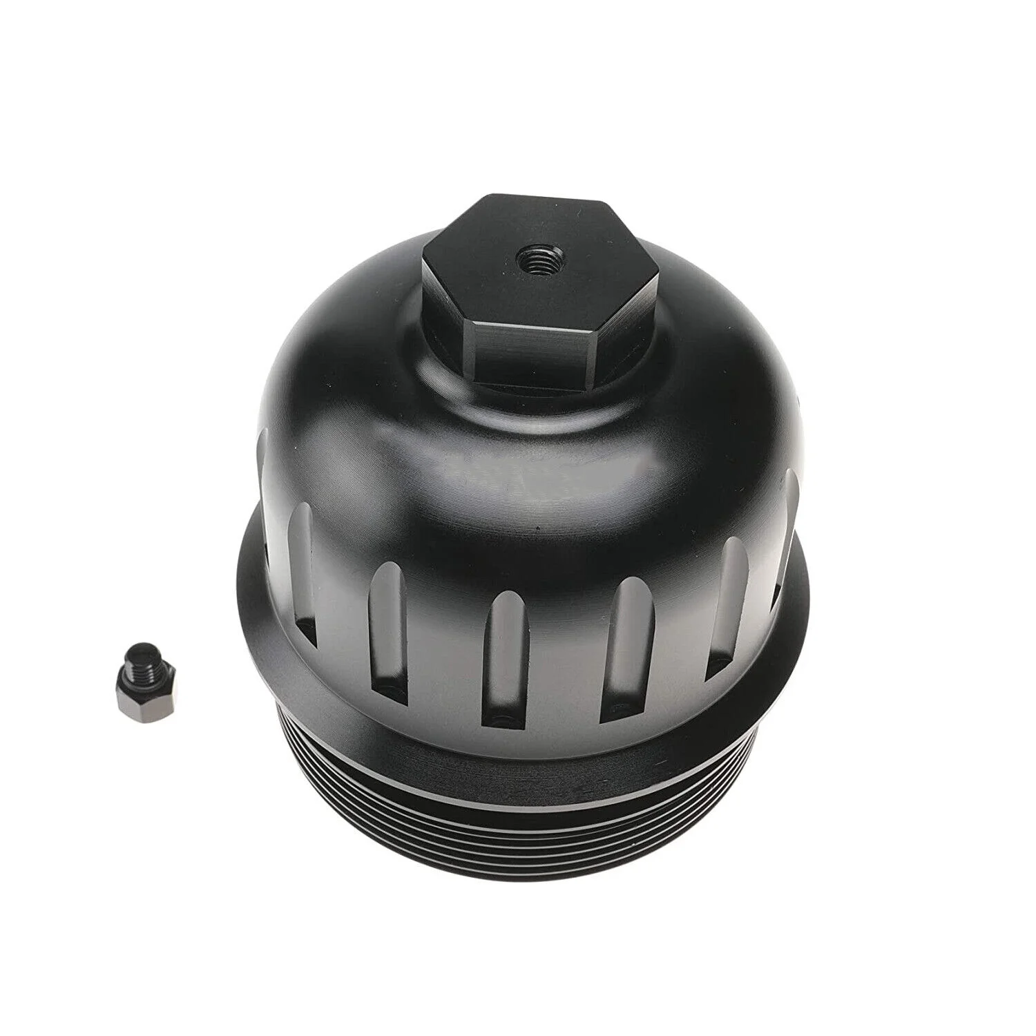 imUfer 134001 Fuel Filter Housing Cover Black For 2017-2019 GM Duramax 6.6L L5P