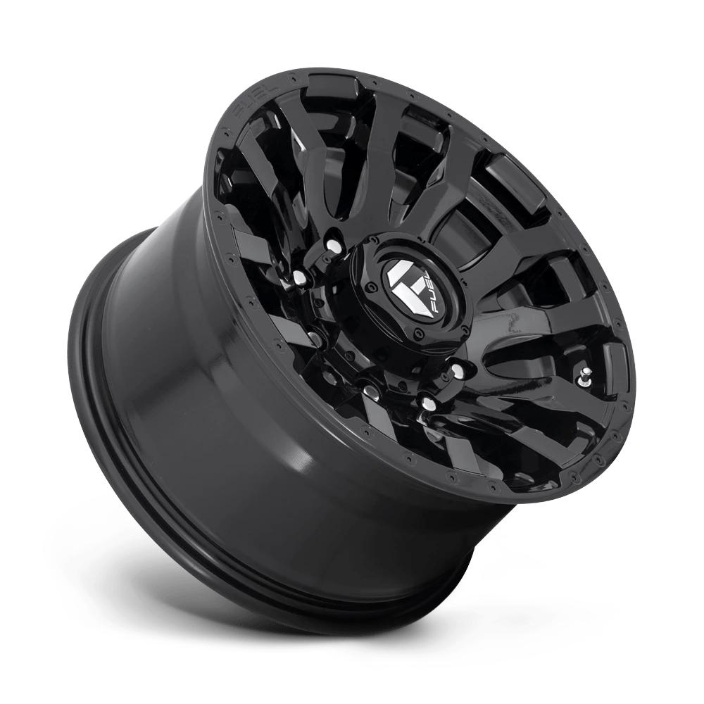 Fuel 1PC Aluminum Rim D675 BLITZ 22X10in Gloss Black Finish, D67522001747