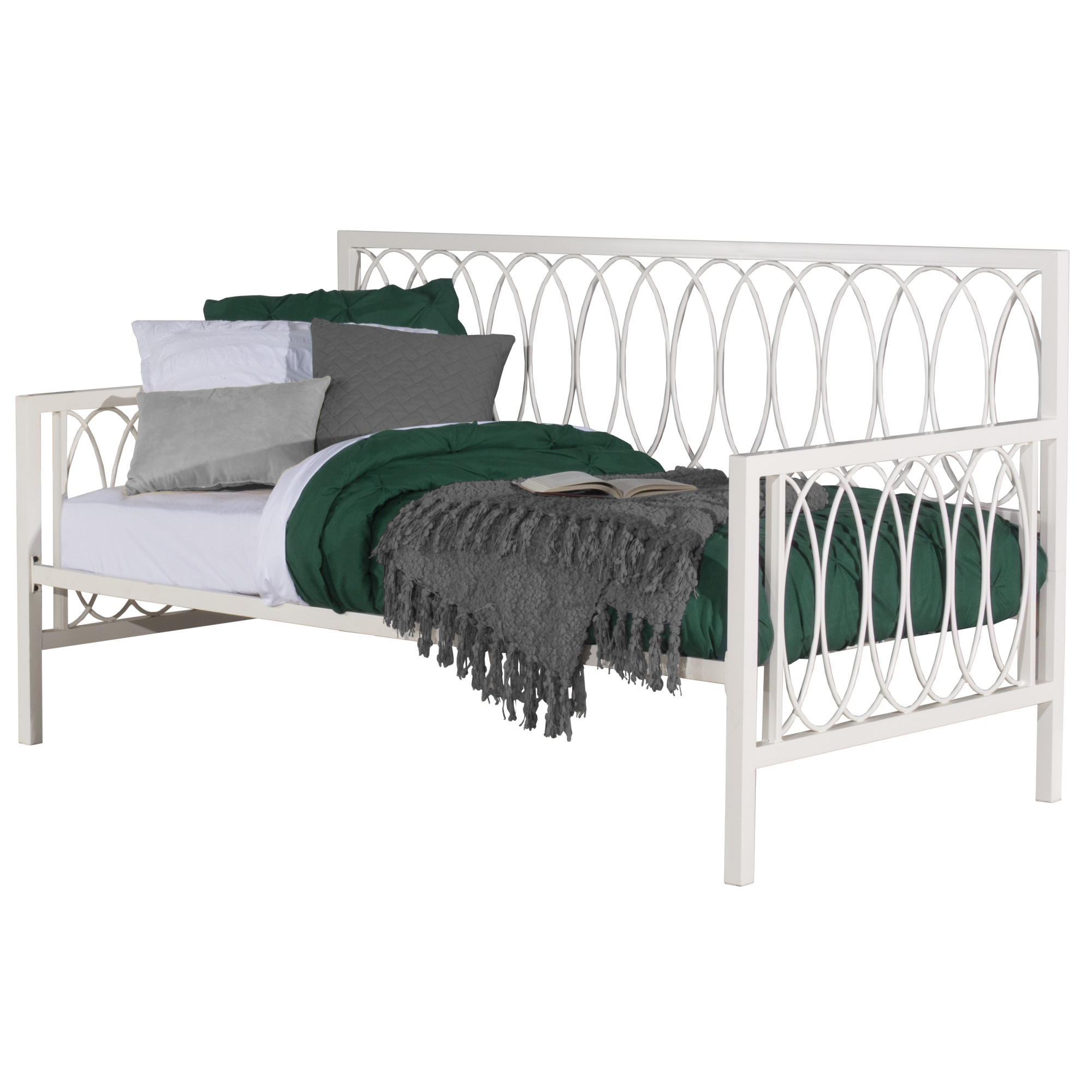 Hillsdale Furniture Naomi Twin Daybed with Trundle, White