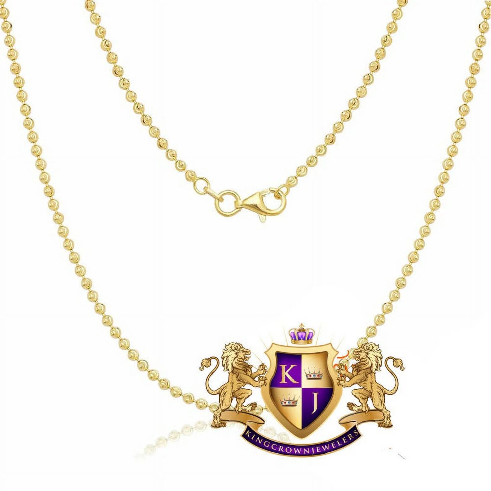 Real Genuine Diamond G Compass Masonic Mason Yellow Gold Finish Mini Pendent Charm Chain Set