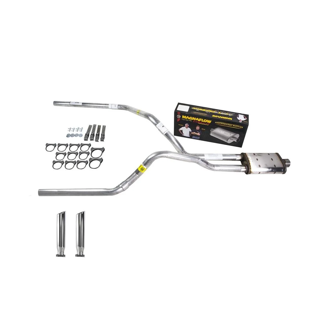 Ram 02-03 dual exhaust 2.5 pipe Magnaflow RC Tip