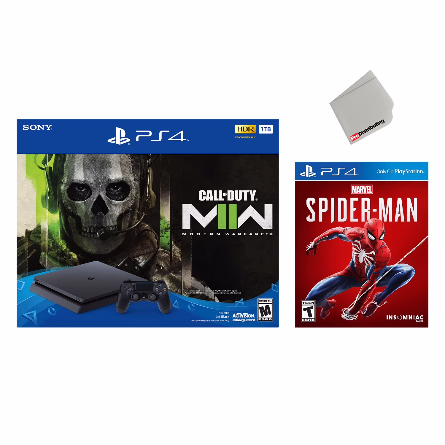 Sony PlayStation 4 Call of Duty Modern Warfare II Bundle with Marvel's Spider-Man