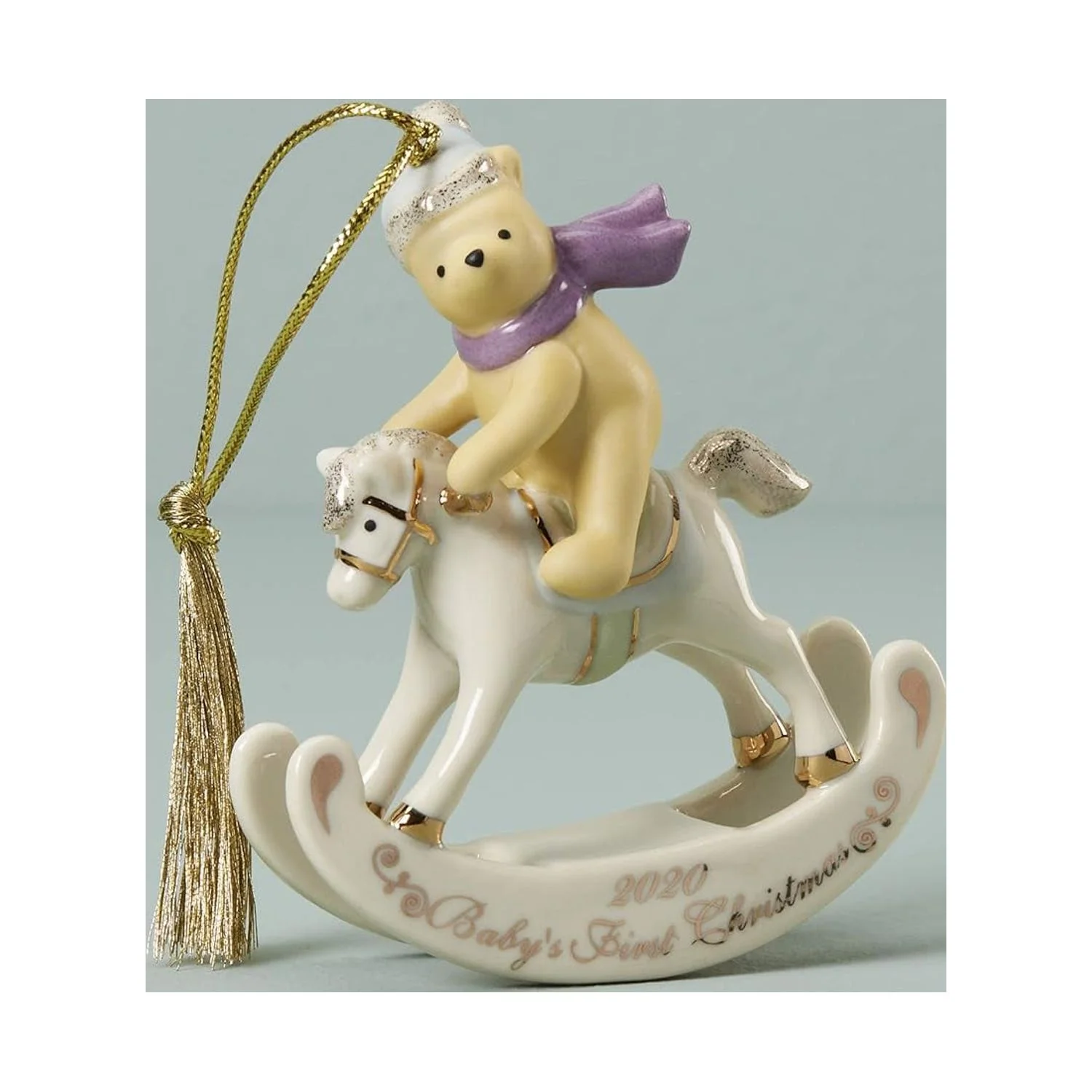 Lenox 2020 Winnie The Pooh Baby's 1st Christmas Ornament, 0.40 LB, Multi