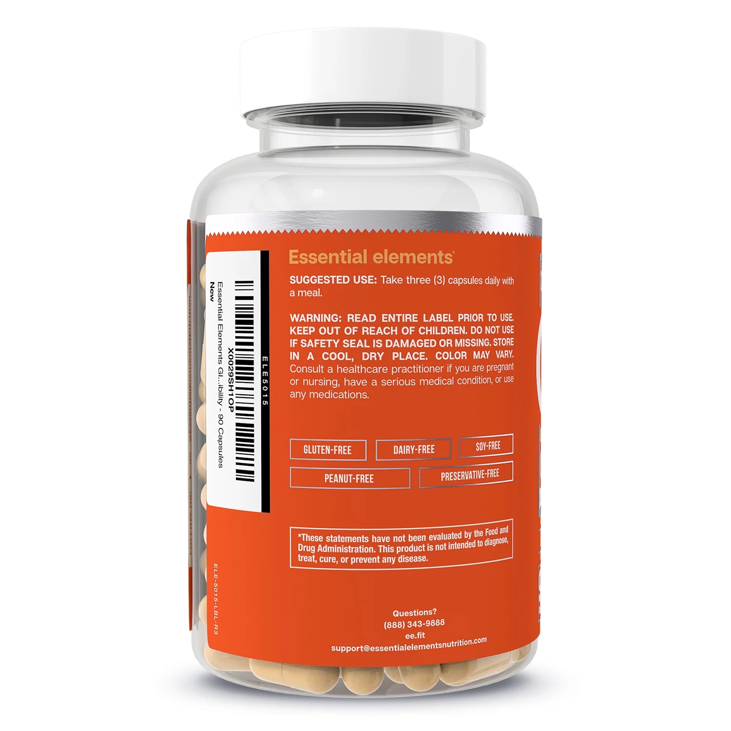 Essential elements Glucosamine Chondroitin | Joint Health Supplement - 90 Capsules