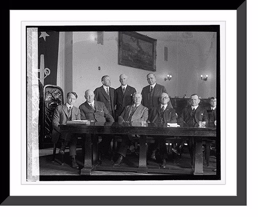 Historic Framed Print, Denby & House Naval Affairs Co., 1/19/24 - 2, 17-7/8