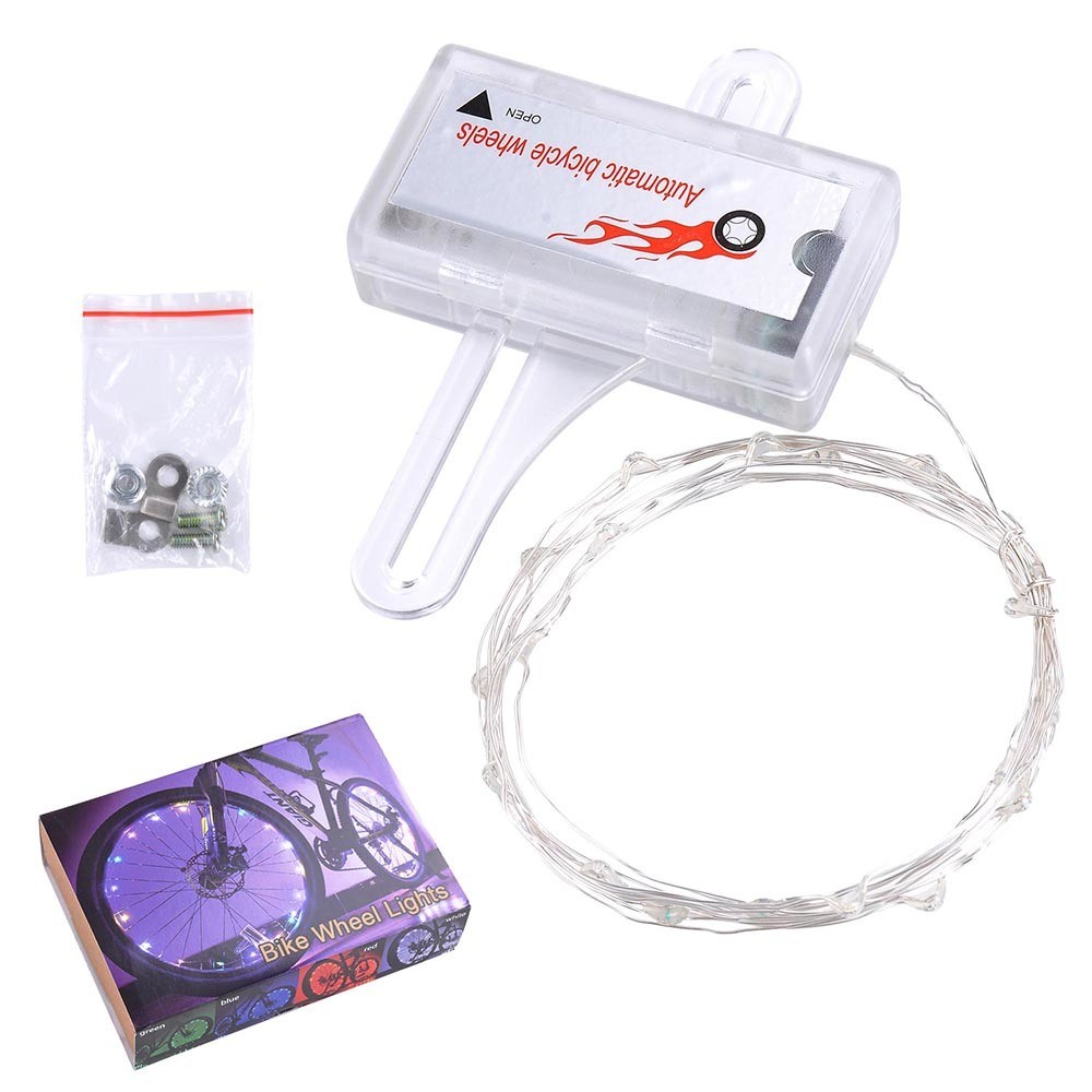 Red LED Bike Wheel Light - 1x - 0.16 - Enhance your safety on night rides