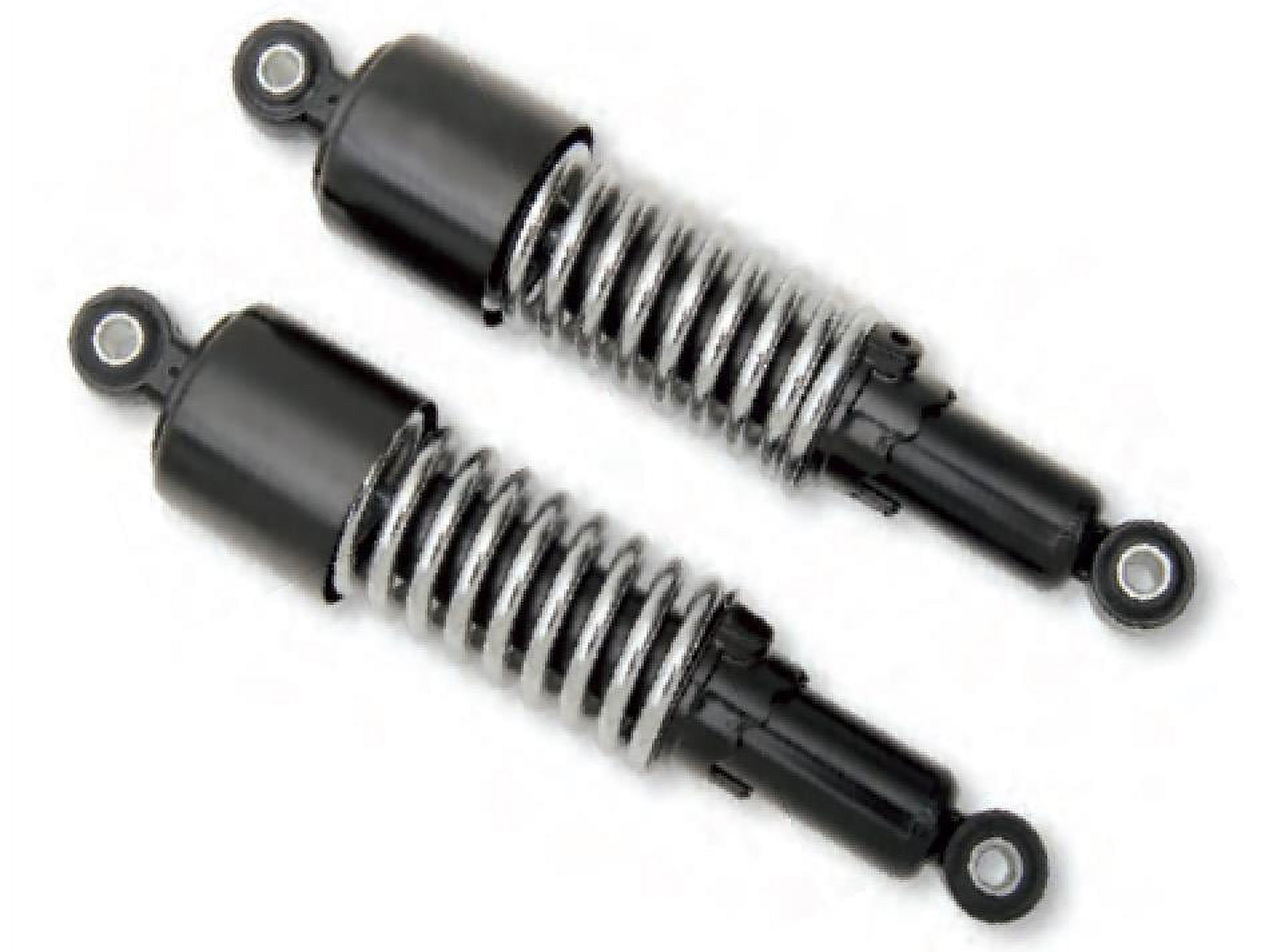 Emgo 17-05694B Custom Clevis Lower Mounting Shorty Shocks - w/Shroud - Black/Black