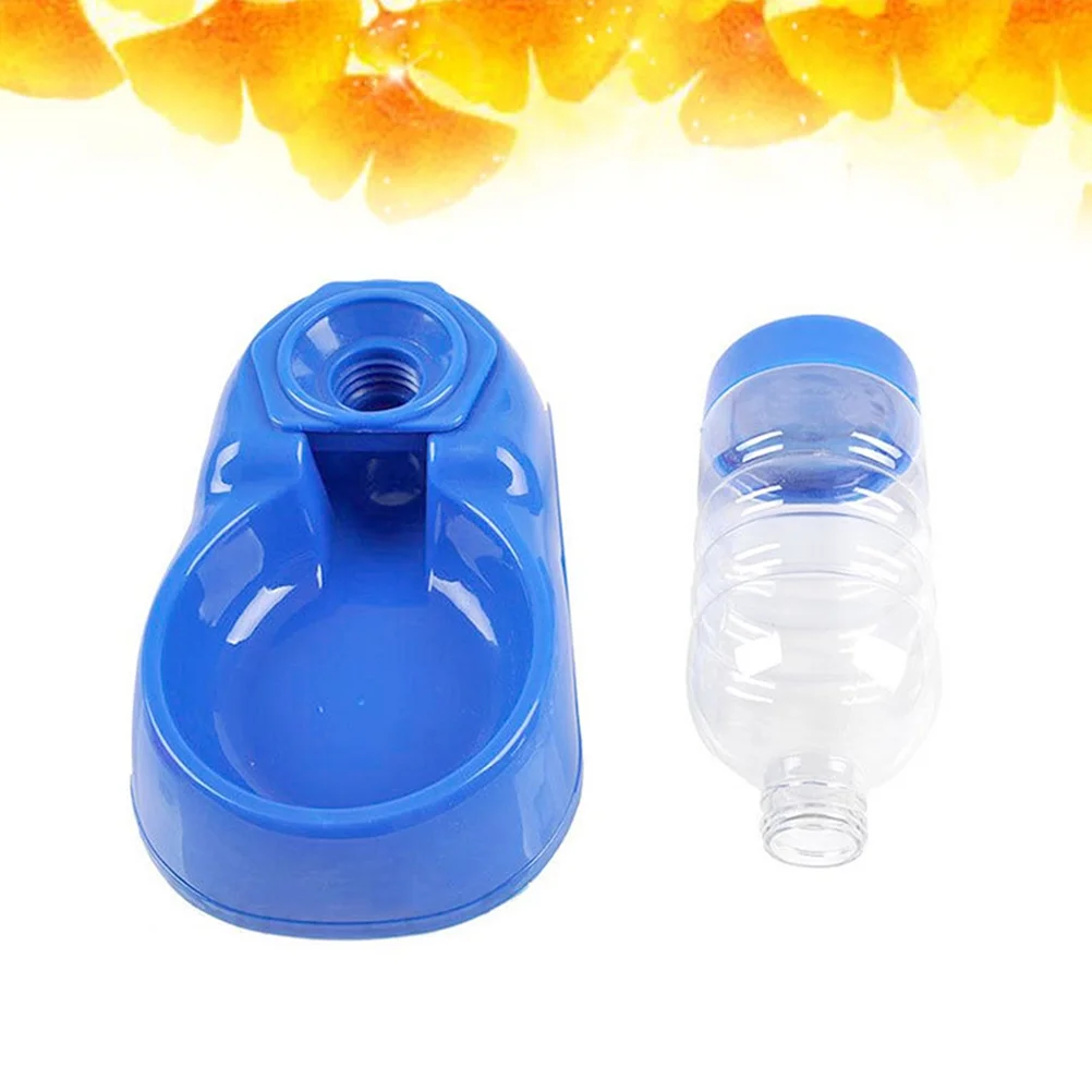 Water Pet Feeder Dispenser Bottle Dog Drinking Automatic Cat Cage Small Animal Bowl Station Container