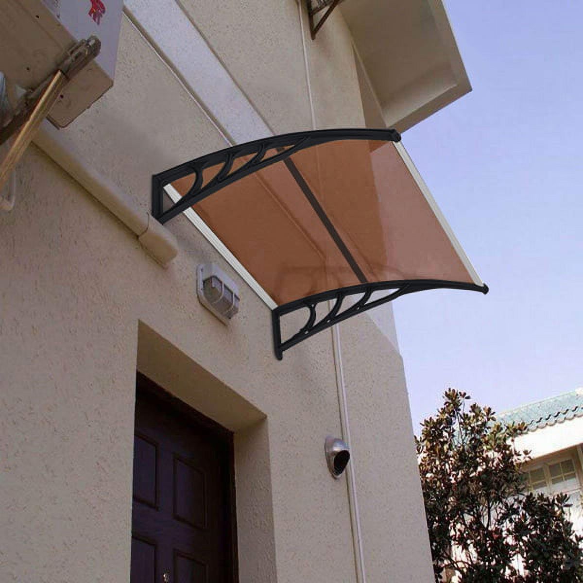 100 x 96 Household Application Door & Window Awnings Brown Board & Black Holder