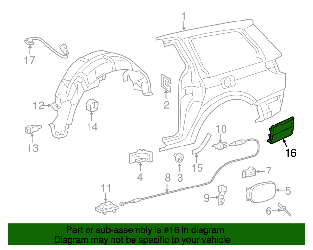 Genuine OE Toyota Vent Duct - 62904-08010