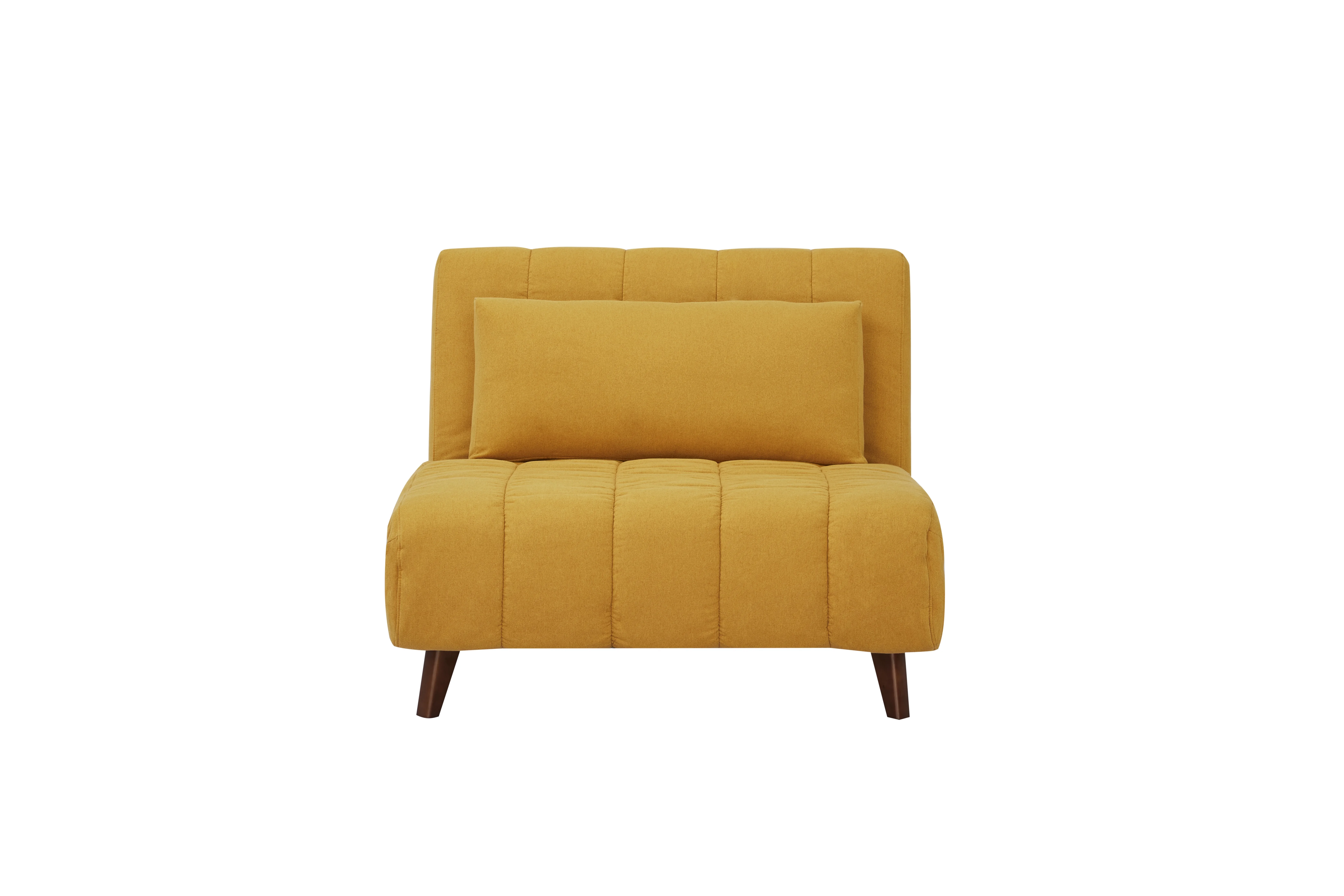Artdeco Home Springfield Convertible Futon Chair Bed, Mustard