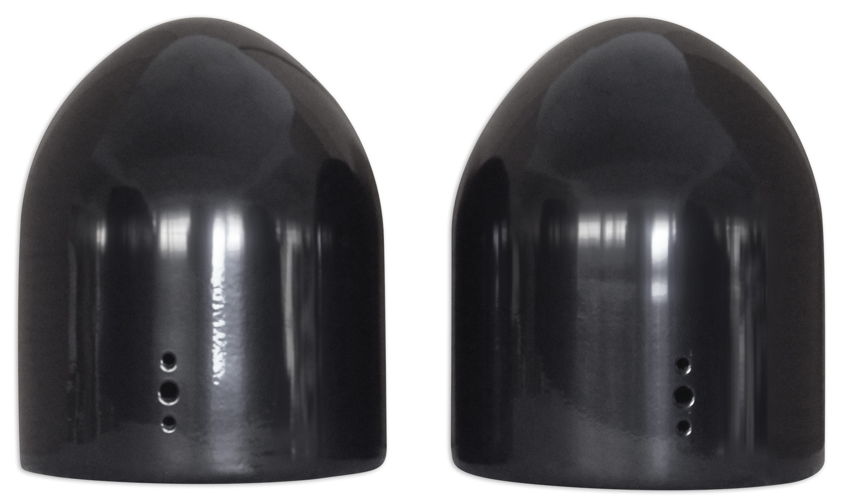 Pair Rockville MAC80B 7.7” Black Aluminum Wakeboard Tower Speaker Pods+ Covers