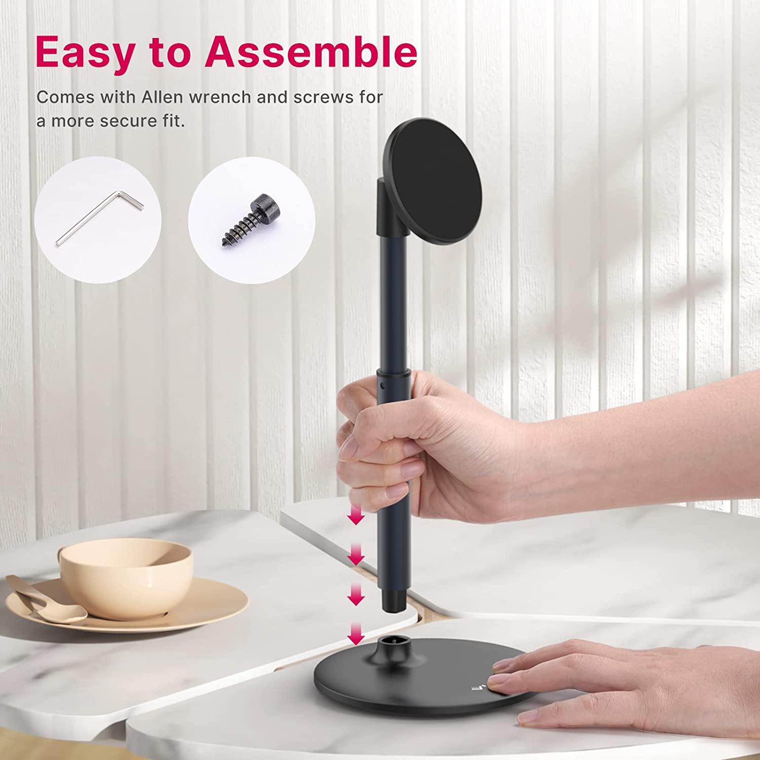 Ulanzi Cell Phone Tripod Adapter - Universal Phone Tripod Mount Attachment for Any Size Smartphone - Includes Bonus Wireless Shutter Remote for iPhone Samsung Huawei Xiaomi